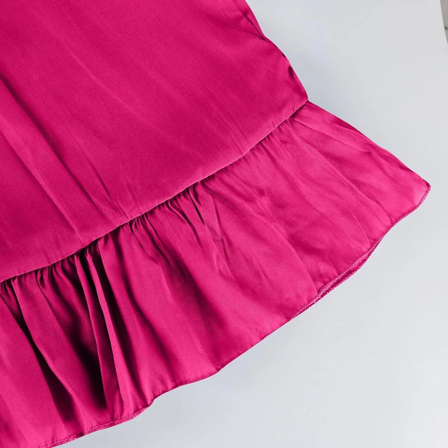 2025 Plus Size Summer Dresses for Women,Sleeveless Halter Casual Pleated Tiered Flowy Beach Vacation Long Dresses Sundress