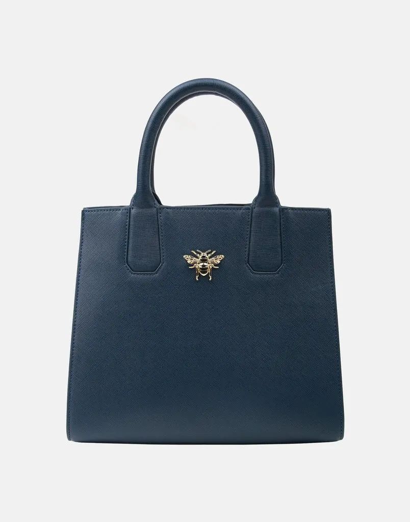 Alice Wheeler Portobello Navy Handbag