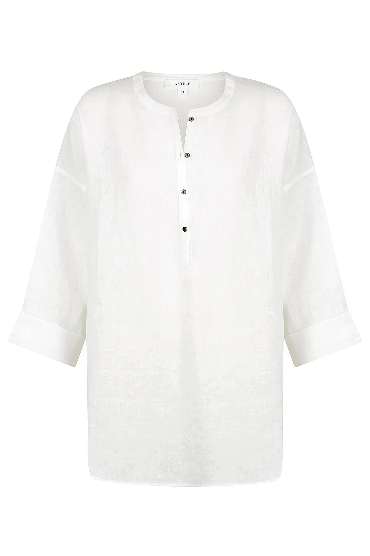 Ashlee Tunic Shirt - Ivory