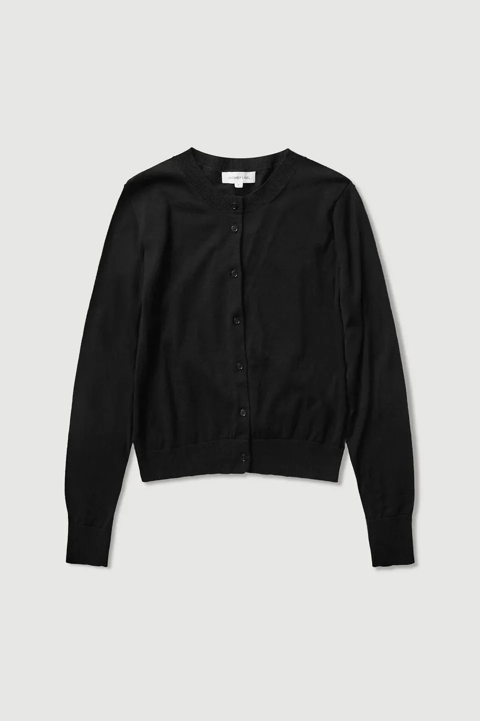 Assembly Label - Semra Cotton Cashmere Cardigan (Black)