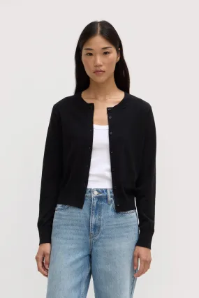 Assembly Label - Semra Cotton Cashmere Cardigan (Black)