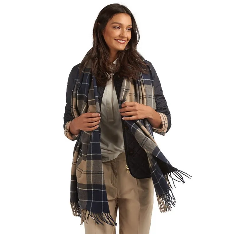 Barbour Hailes Tartan Wrap - Tempest Trench Tartan