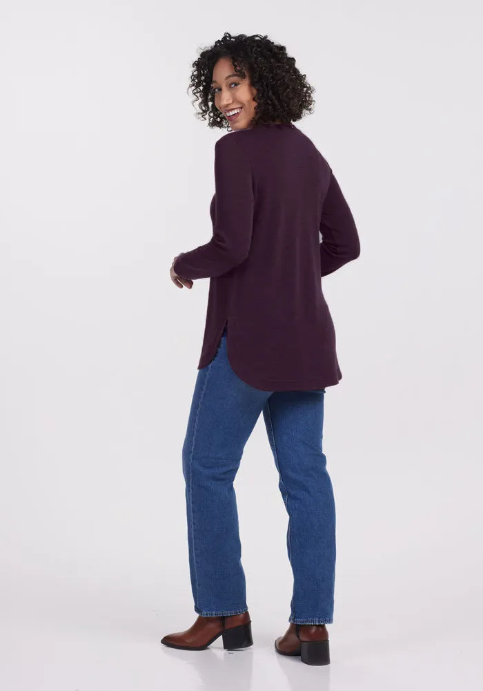 Blair Tunic • Final Sale Deals! - Deep Plum