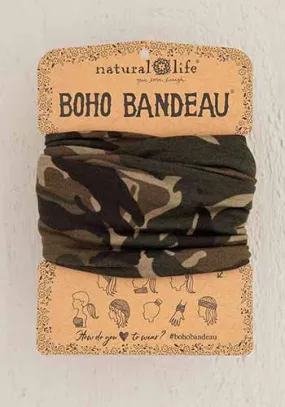Boho Bandeau - Olive Camo