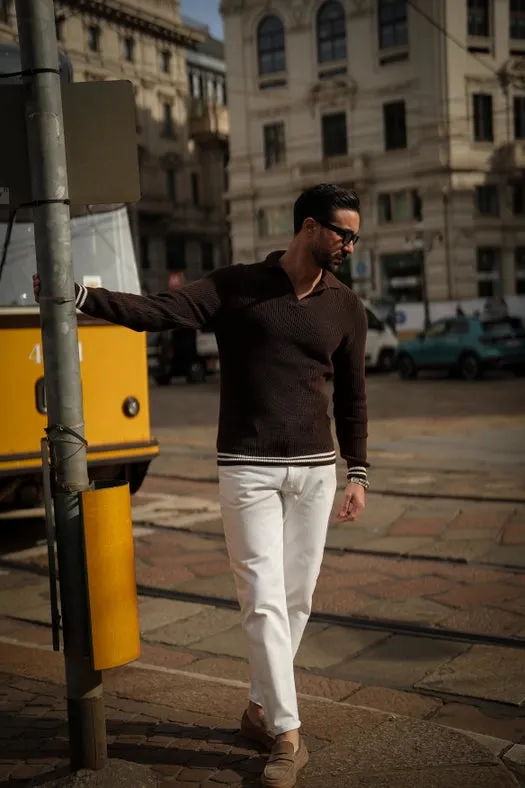 Brown Milão Knit Polo