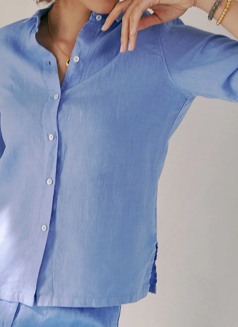 Button-Up Linen Shirt