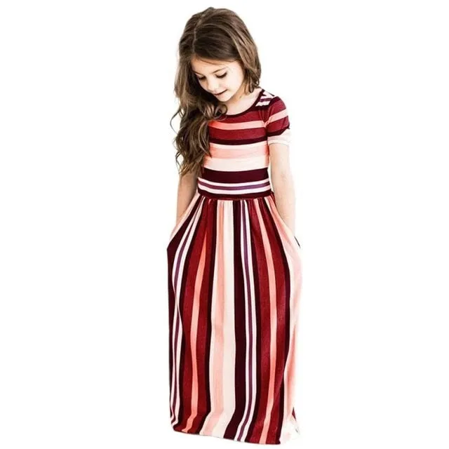 Casual Sundress Outfits Maxi Dress With Pocket