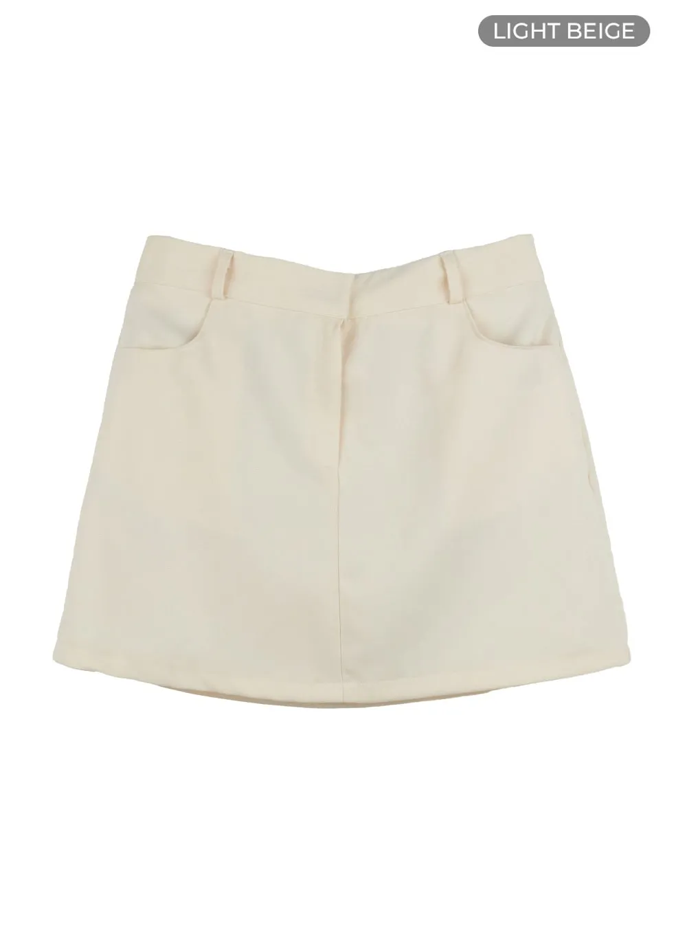 Chic Slimline Banded Mini Skirt OS411