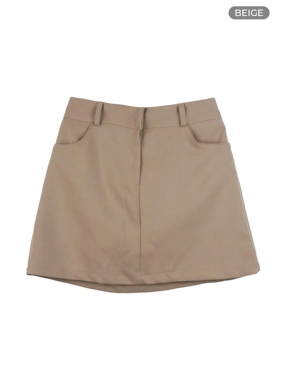 Chic Slimline Banded Mini Skirt OS411
