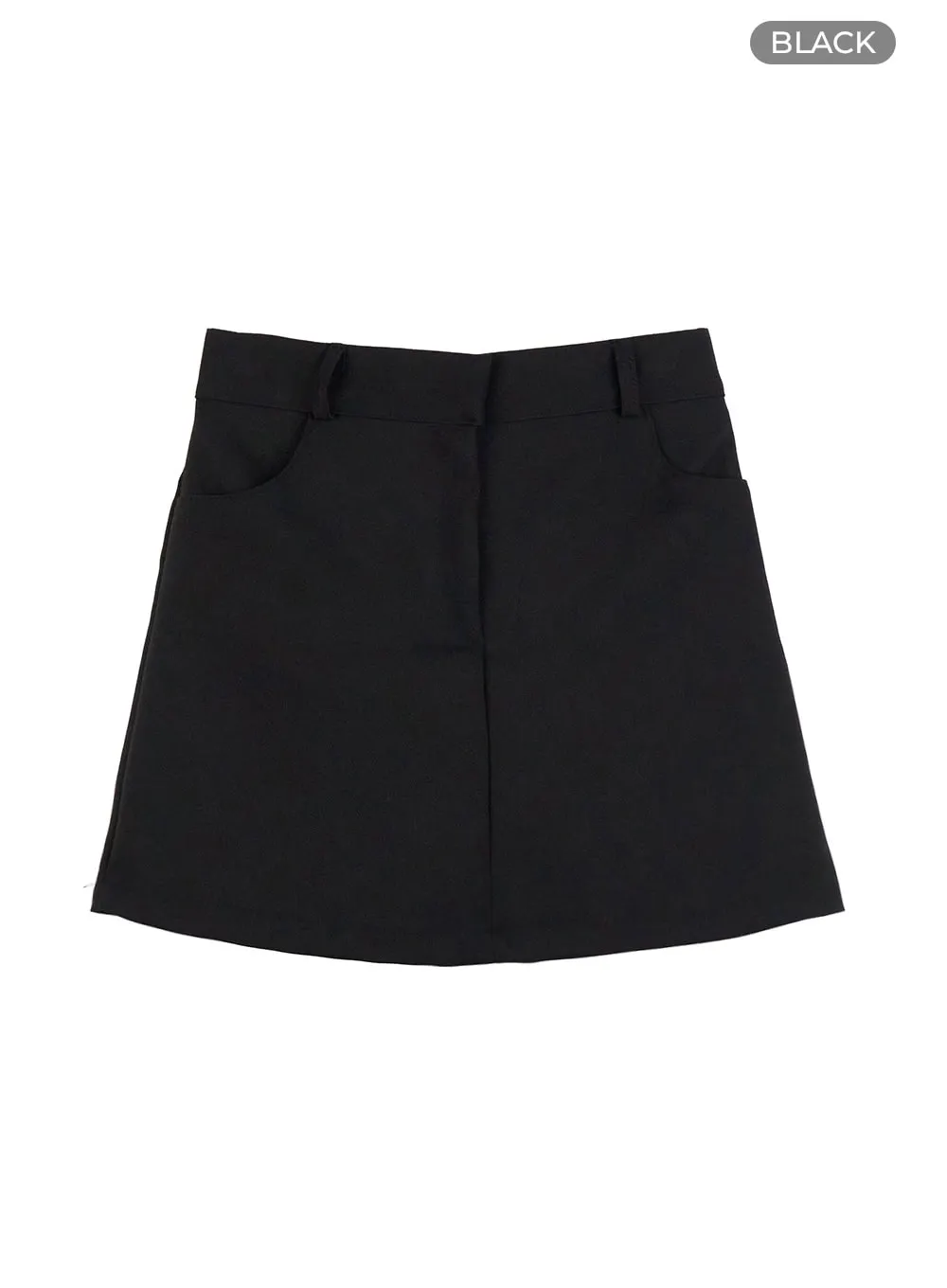 Chic Slimline Banded Mini Skirt OS411