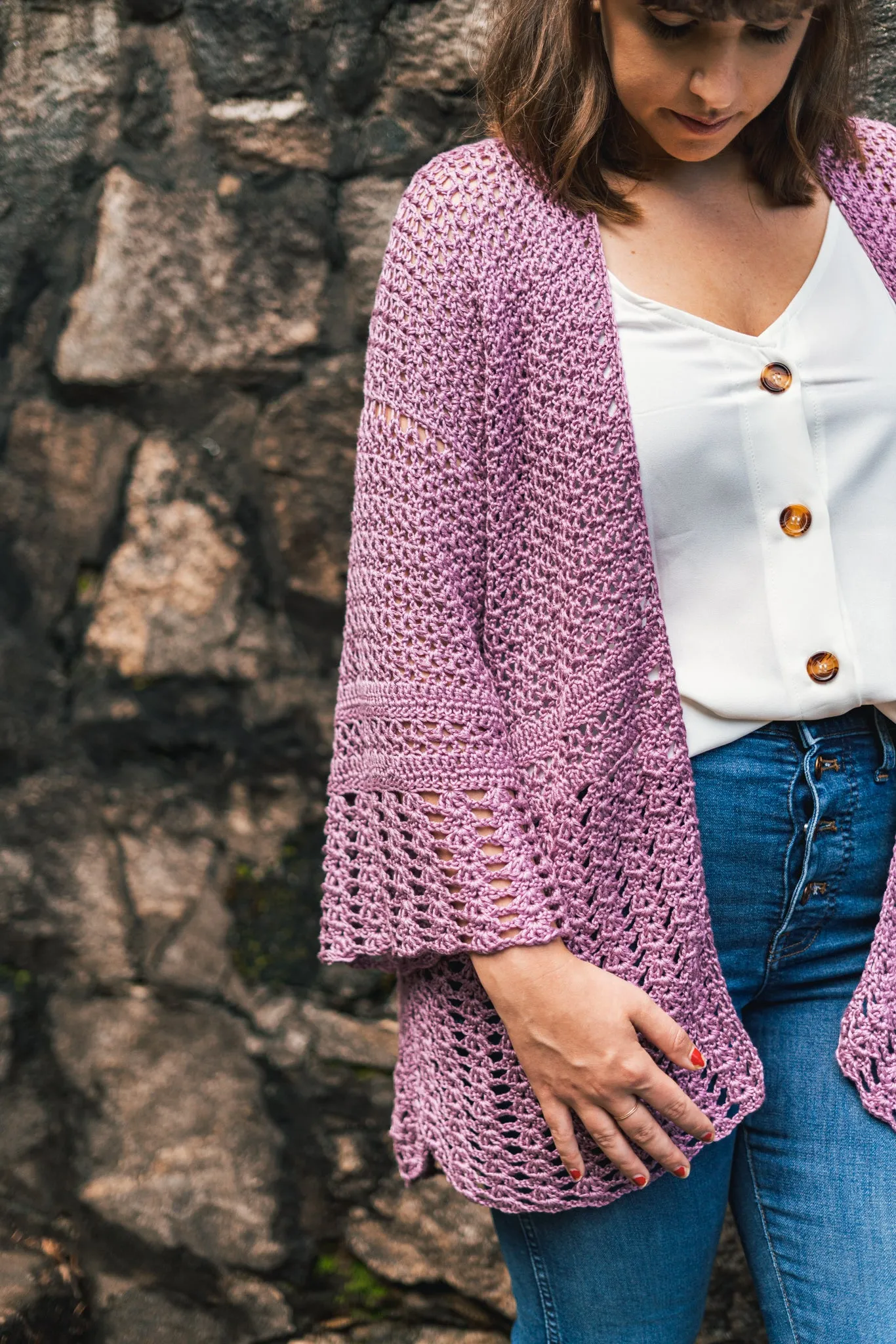 Crochet Kit  - Hydrangea Cardigan