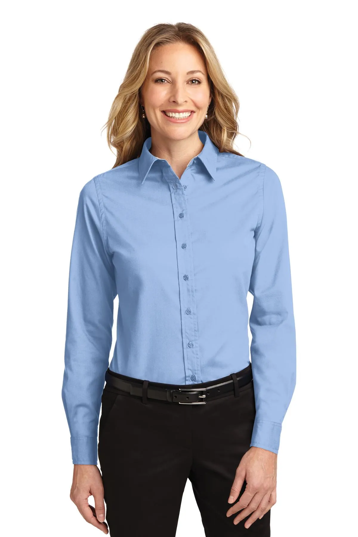 Custom Embroidered - Port Authority® Ladies Long Sleeve Easy Care Shirt.  L608