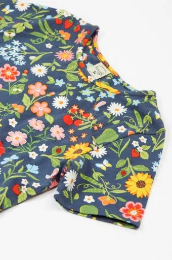 Frugi Sunshine Skater Dress - Potager Garden