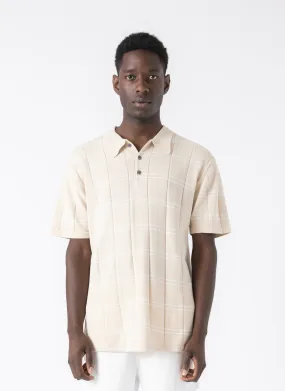 Golf Polo Bone Stripe