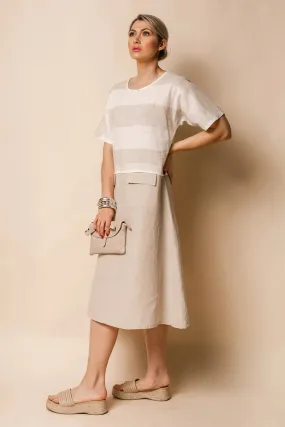 Hayley Dress -Latte