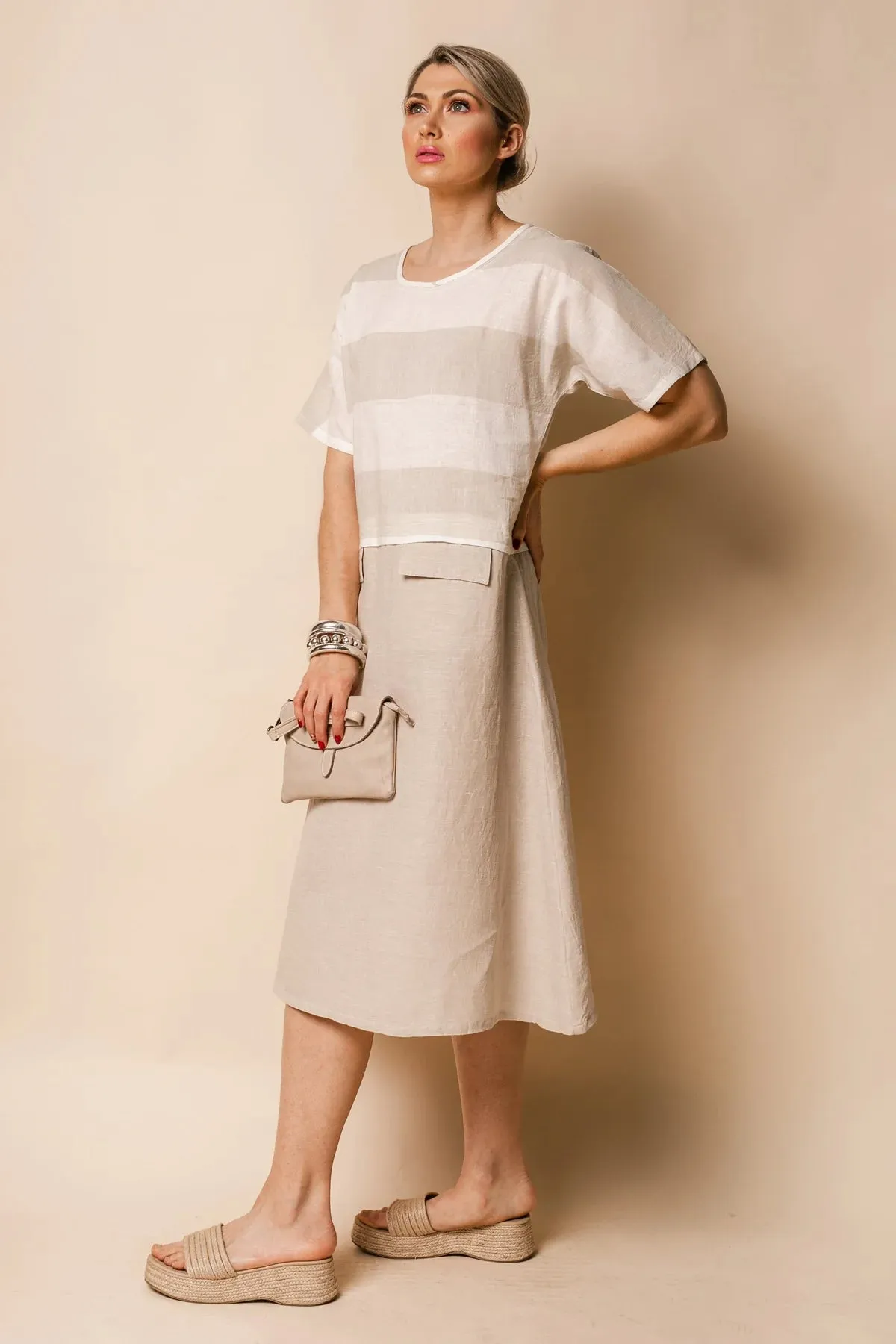 Hayley Dress -Latte