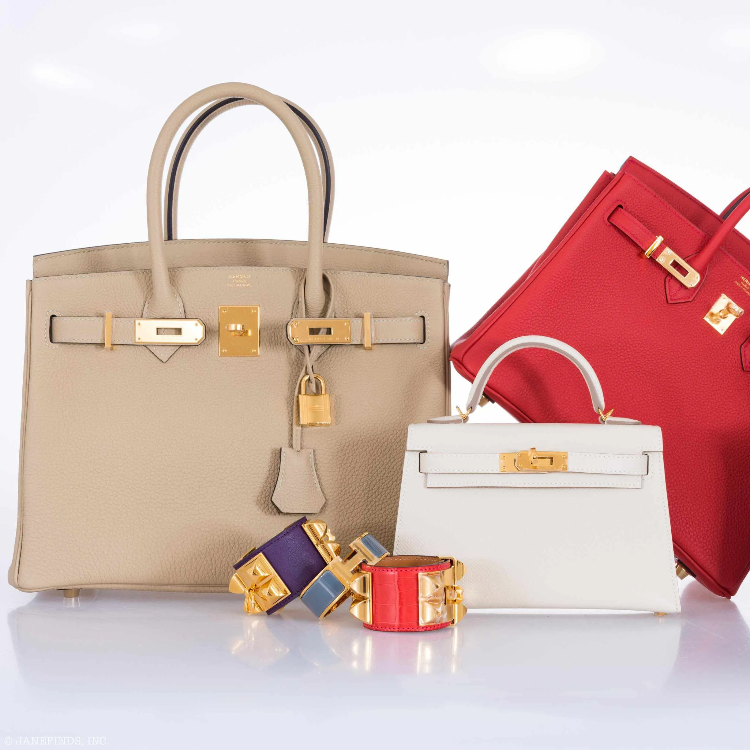 Hermes Birkin 30 Trench Togo Gold Hardware