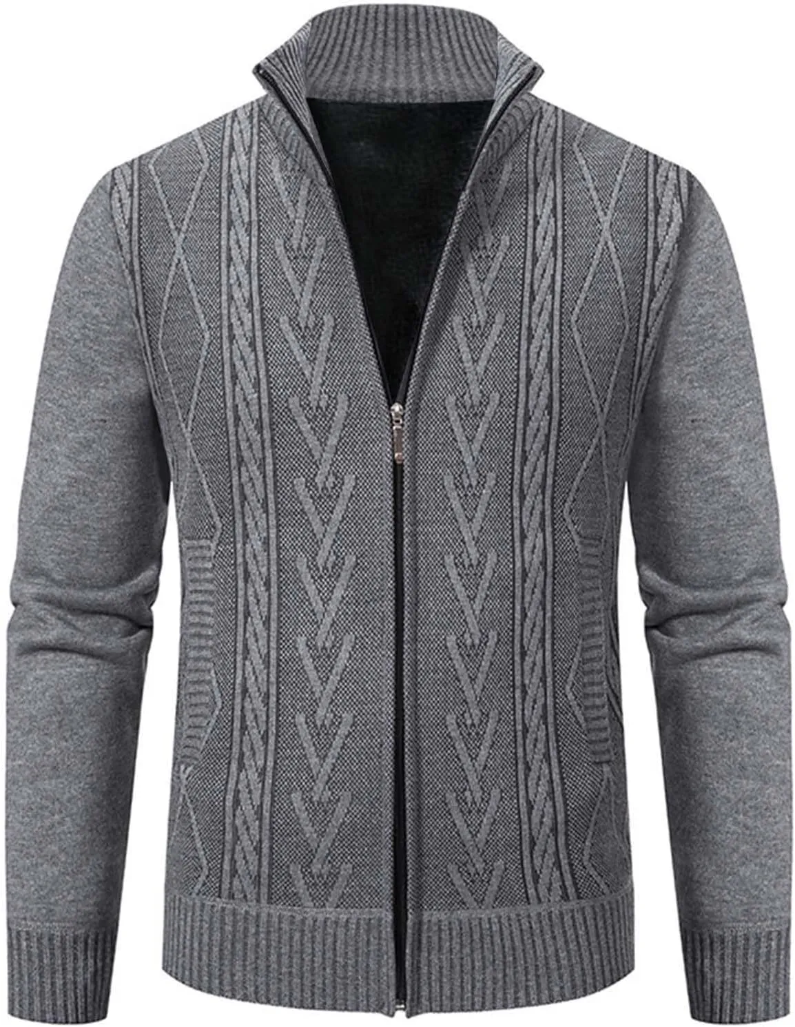 Jackets for Men Zip up Hoodie Casual Fleece Warm Jackets Thick Coats Breathable Long Sleeve Loose Sweatshirt Sweater