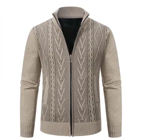 Jackets for Men Zip up Hoodie Casual Fleece Warm Jackets Thick Coats Breathable Long Sleeve Loose Sweatshirt Sweater