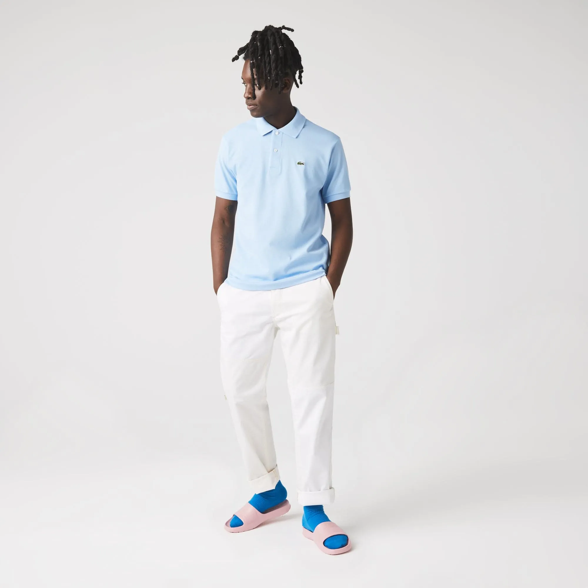 Lacoste Classic Fit L.12.12 Polo Shirt Light Blue