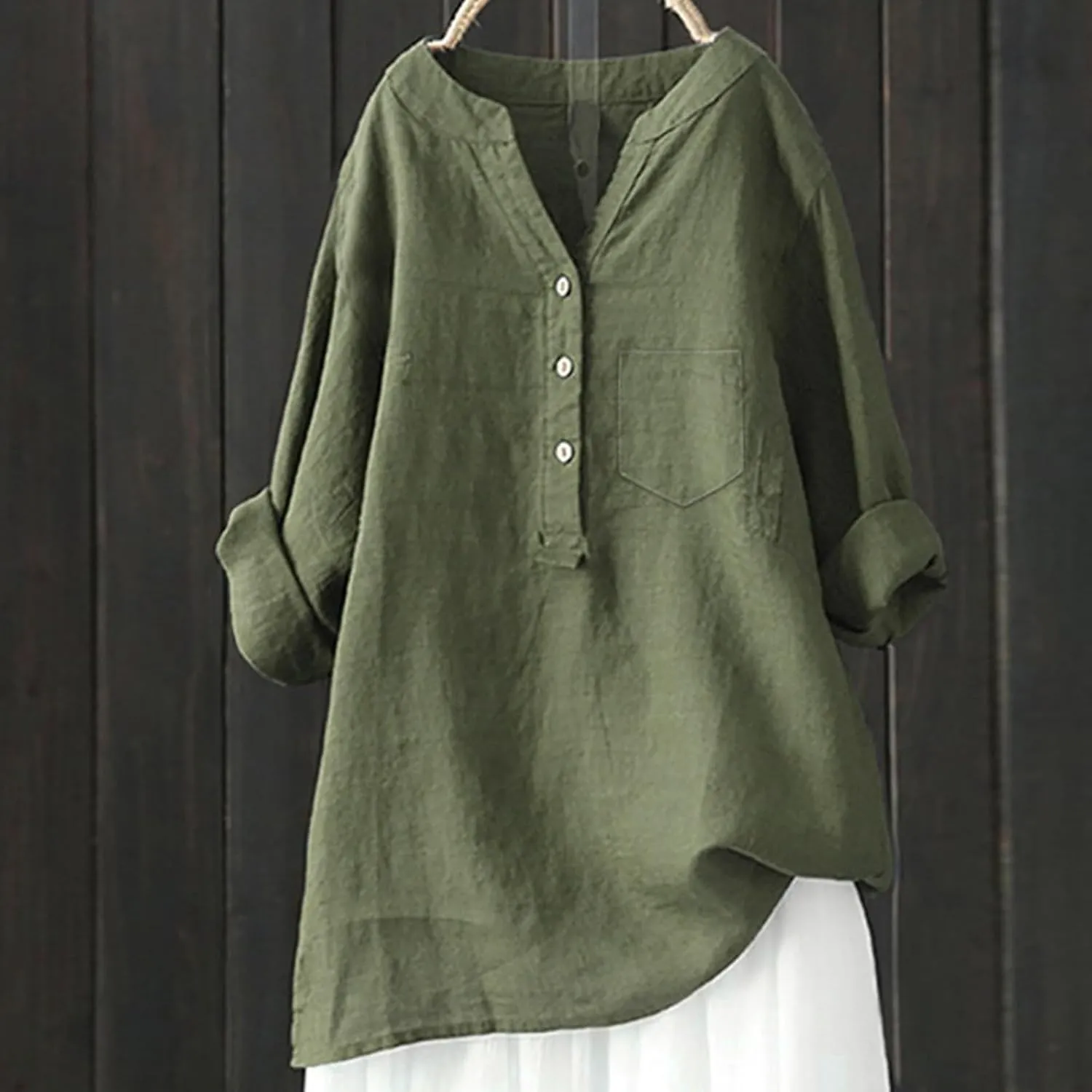 Linen Shirt for Women Breathable Tops Loose Fit Tshirts Womens Daily Gauze Blouses Summer Cotton Linen Top 2025