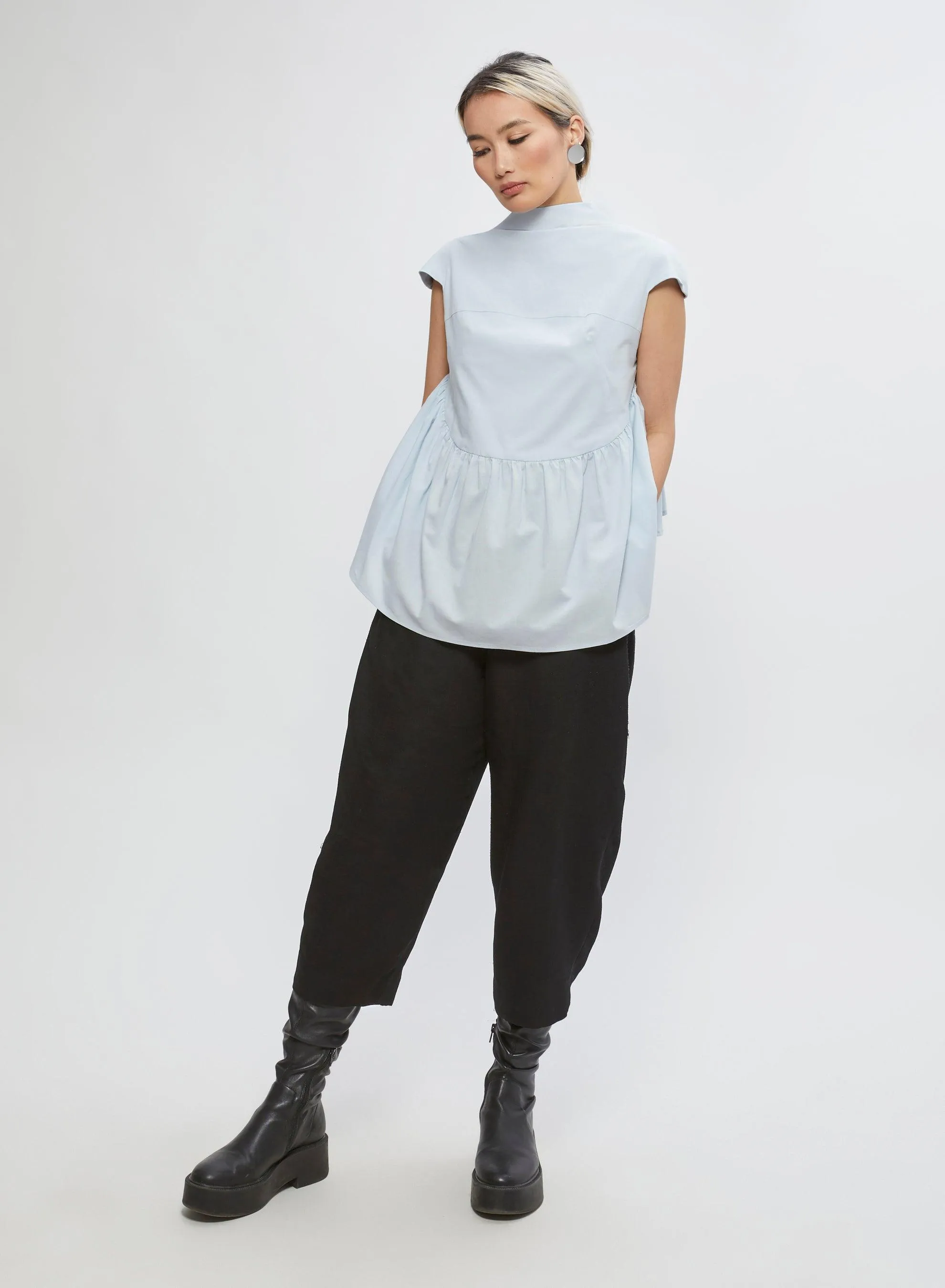PEPLUM SHIRT