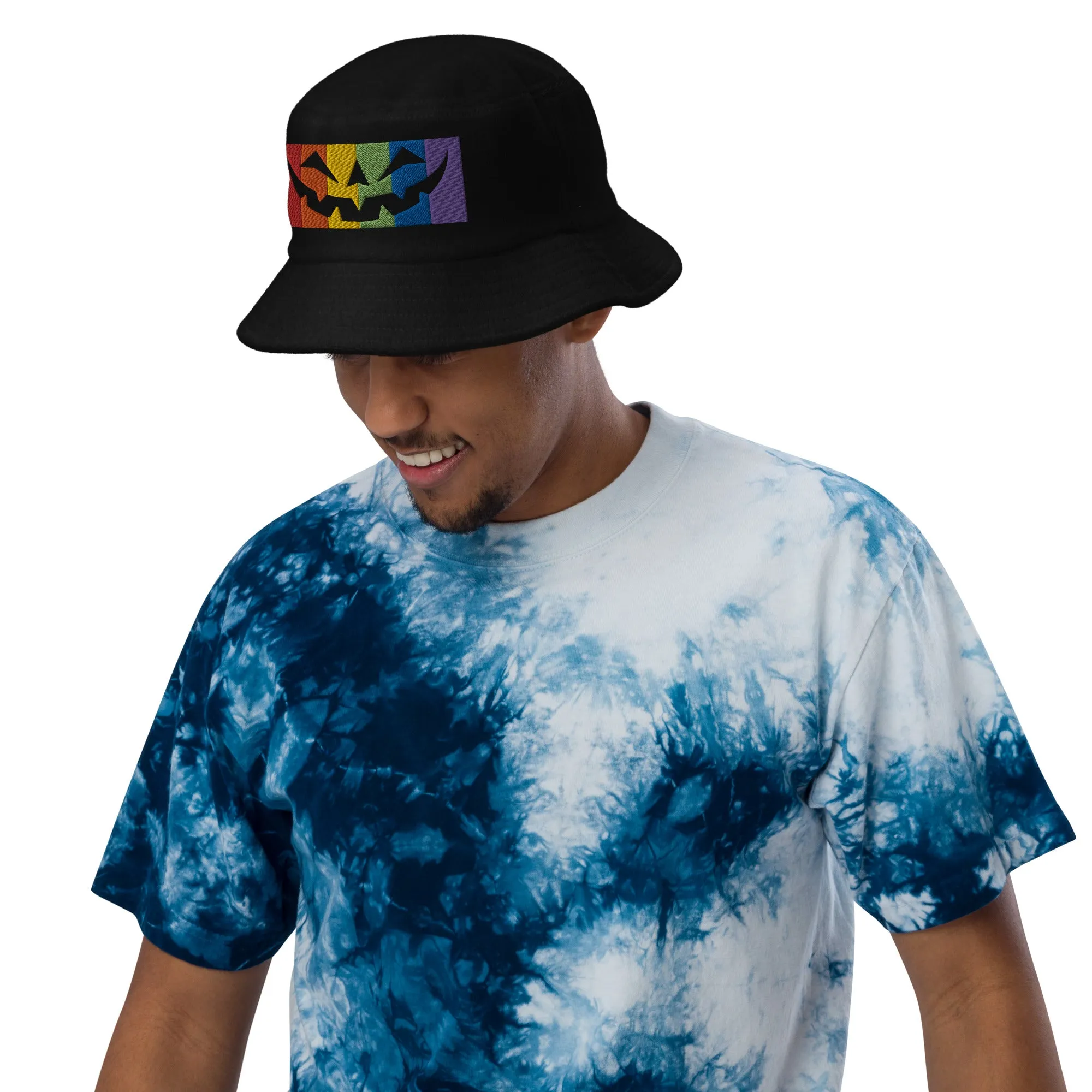 Rainbow Jack Unstructured terry cloth bucket hat