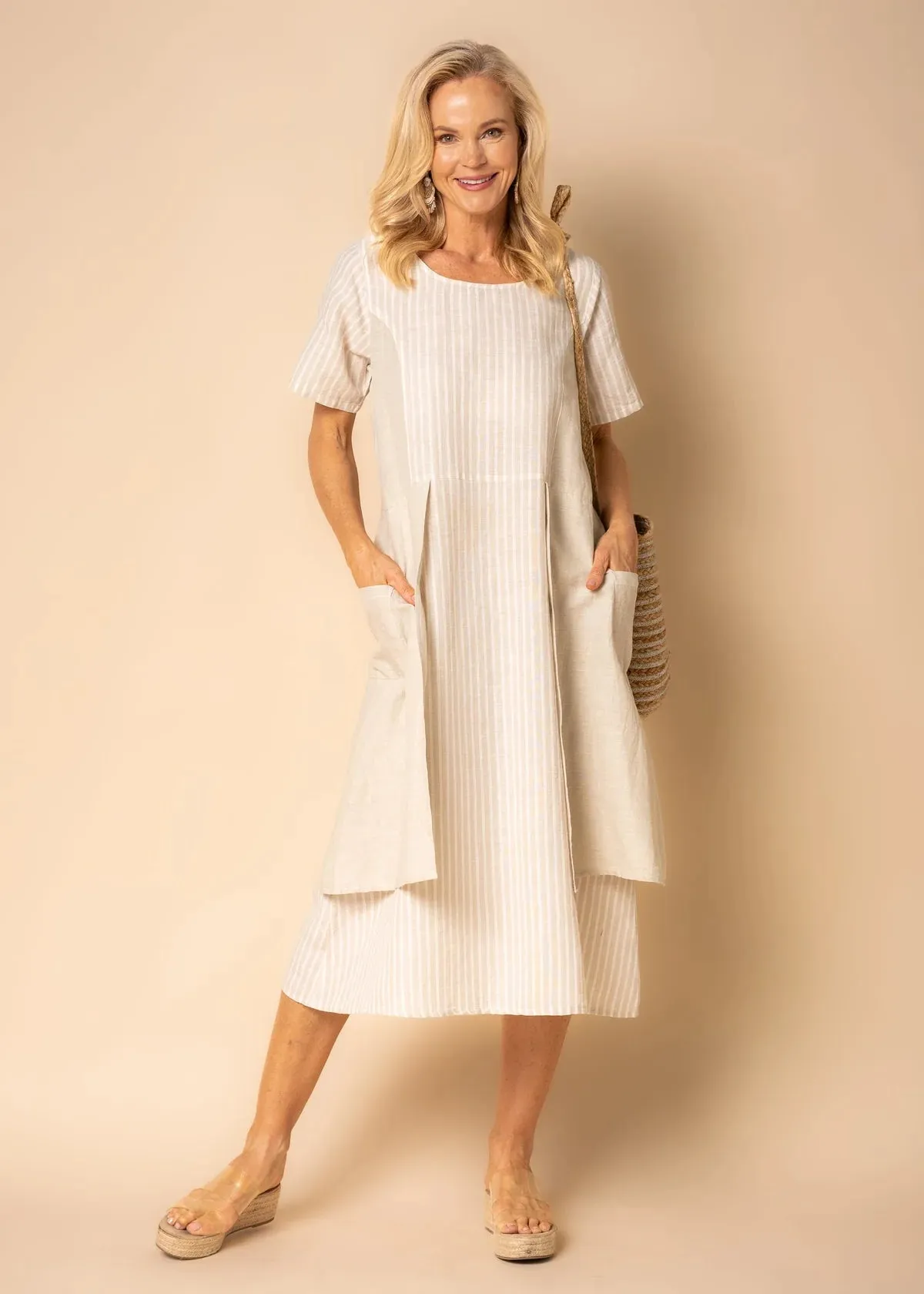Roma Dress - Latte