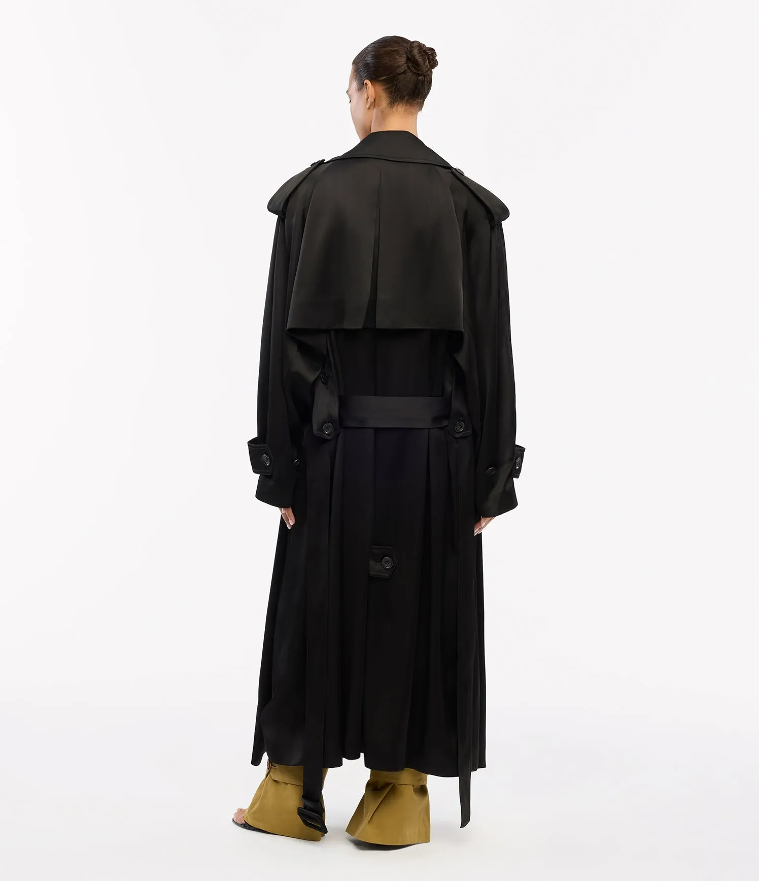 Satin Soft Trench