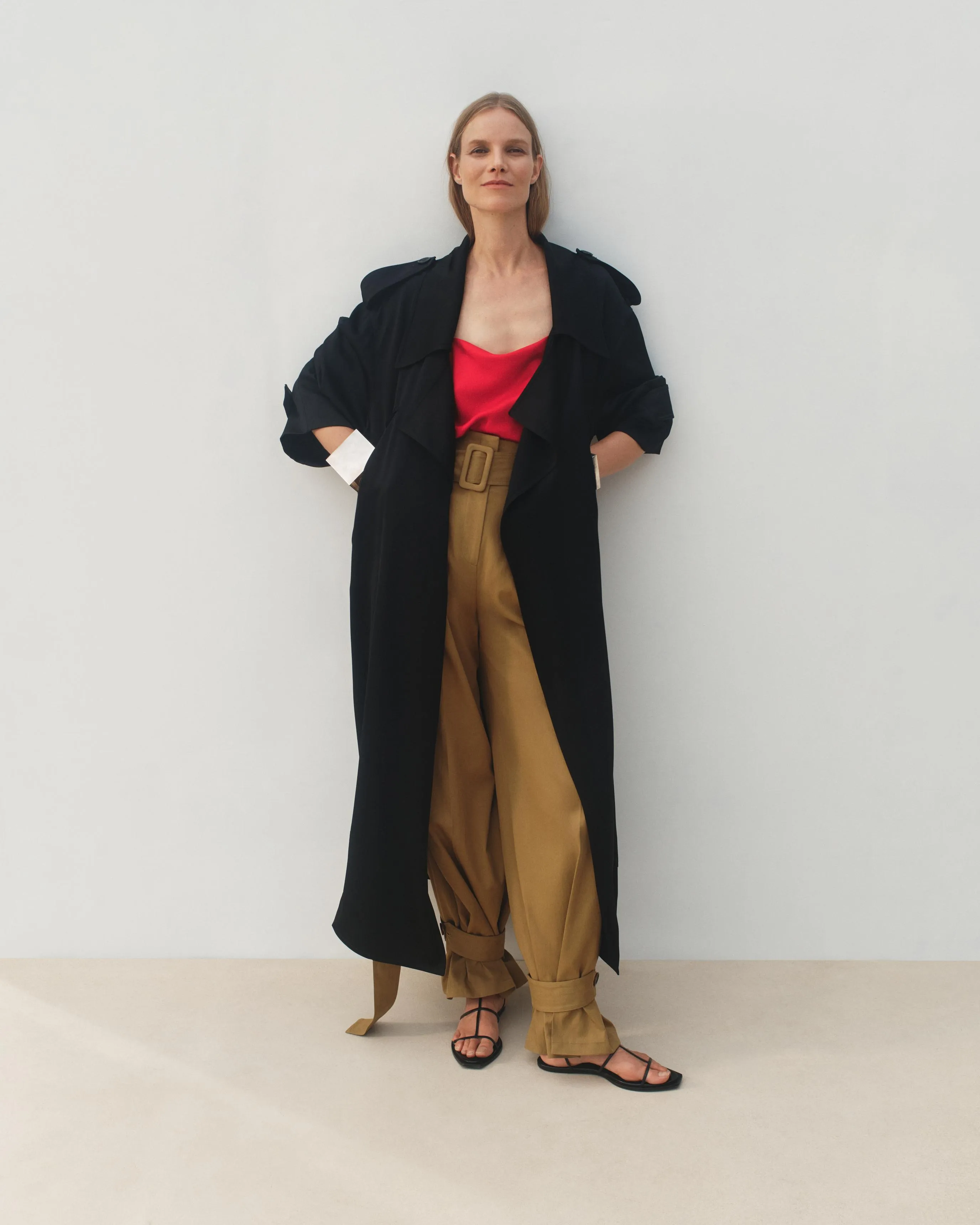 Satin Soft Trench