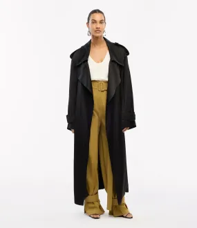 Satin Soft Trench