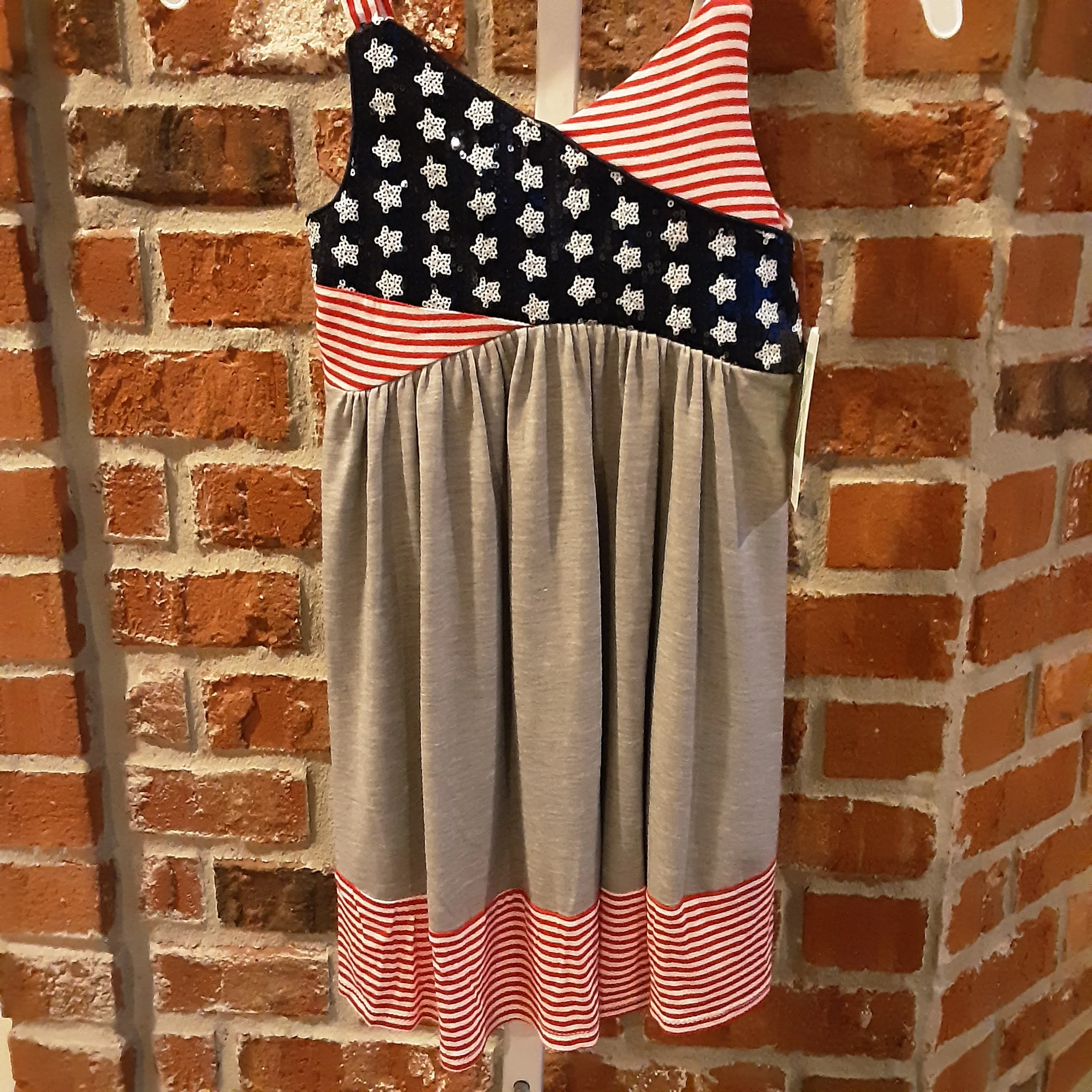 Stars & Stripes Jersey Sundress | Bonnie Jean