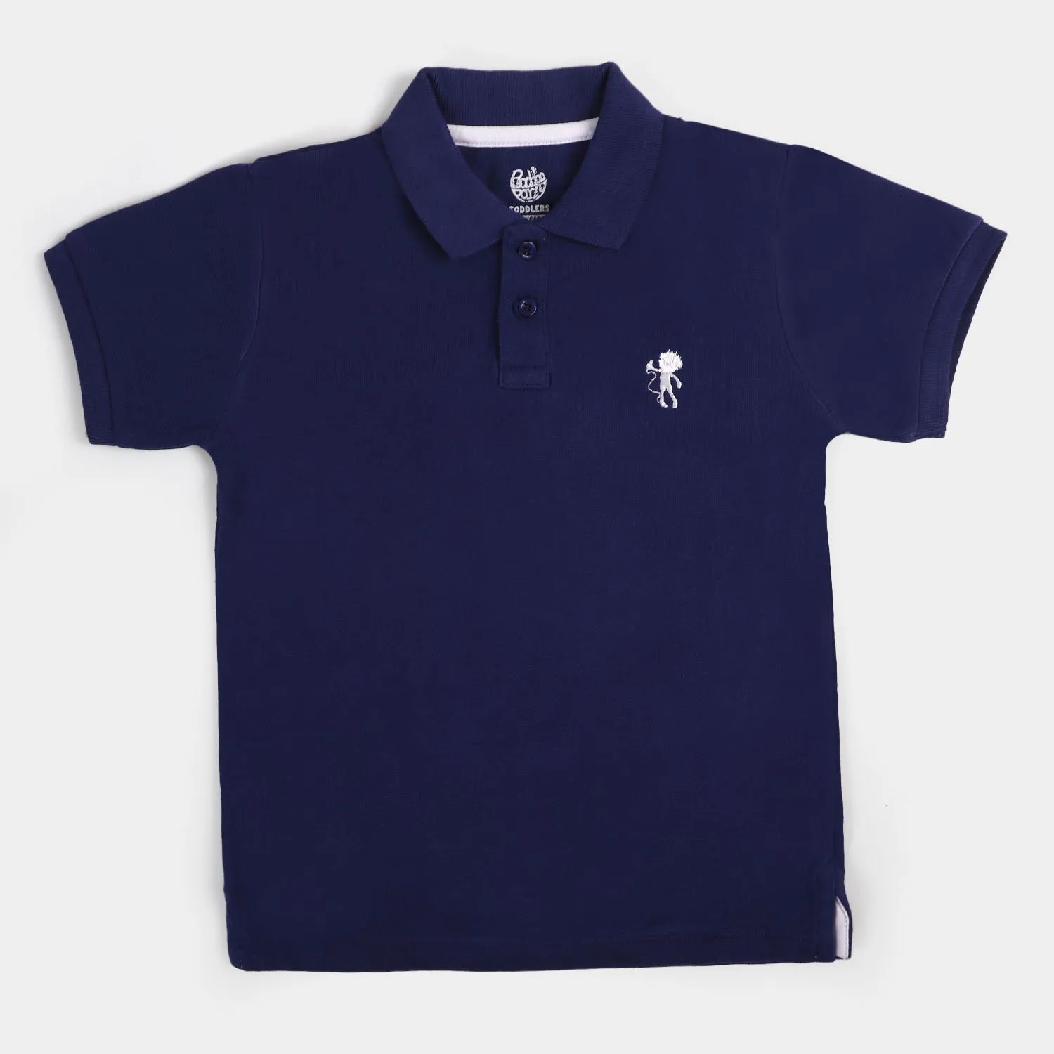 Teens Boys Cotton Polo Basic - Navy Blue