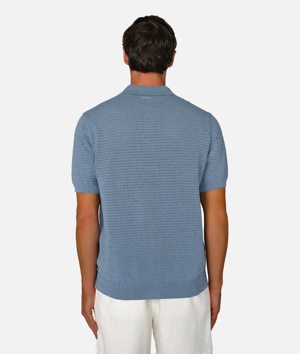 The Terracina Polo - Mid Blue