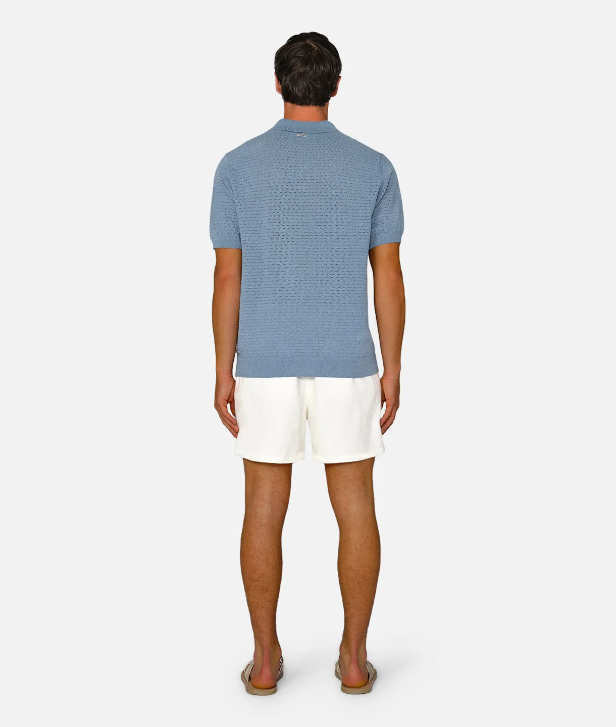The Terracina Polo - Mid Blue