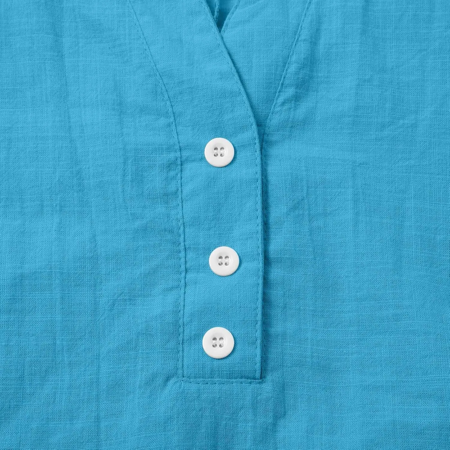 Women's Short Sleeve Shirts Trendy Linen V-Neck Button Down Solid Tops Casual Loose Fit Summer Breathable Blouse 2025